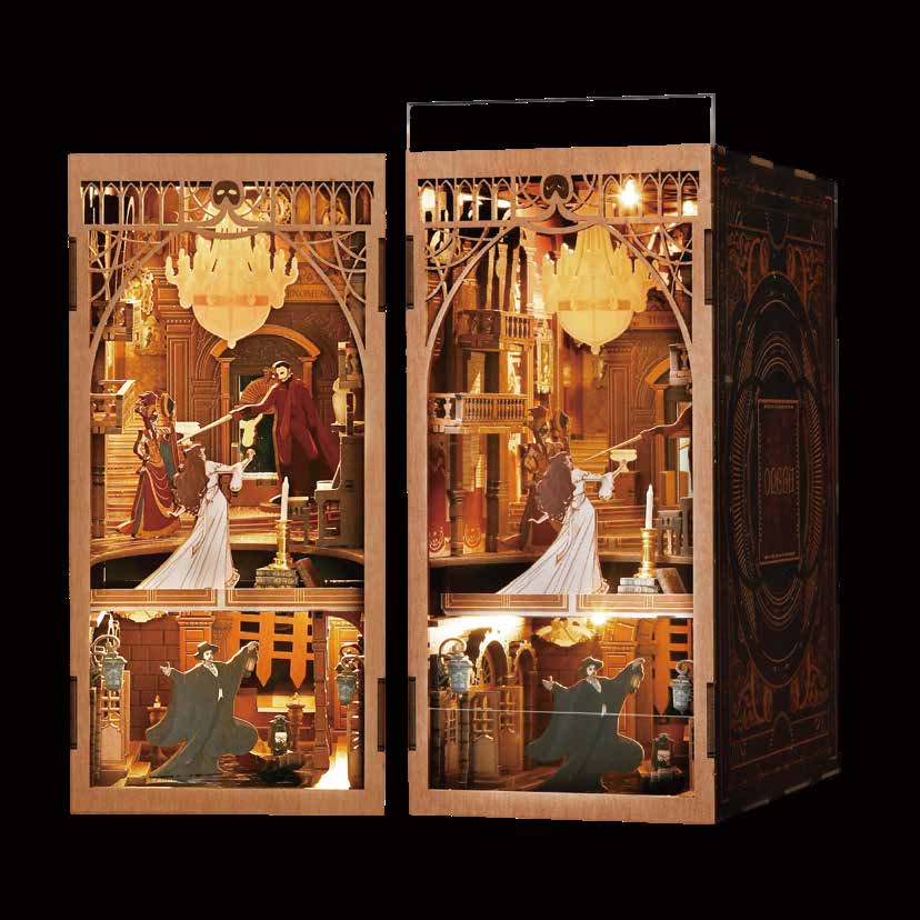 Le Fantôme de l’Opéra — Book Nook théâtre gothique