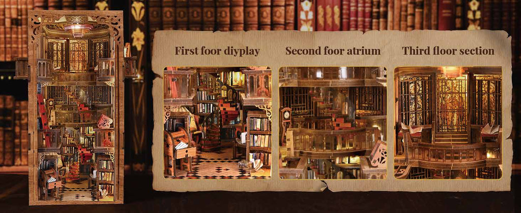 Abbey Library CJ01 – étages et détails